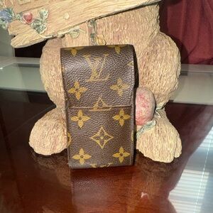 Authentic louis Vuitton Monogram Cigarette case